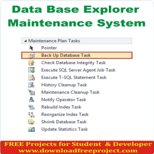 Data Base Explorer Maintenance System